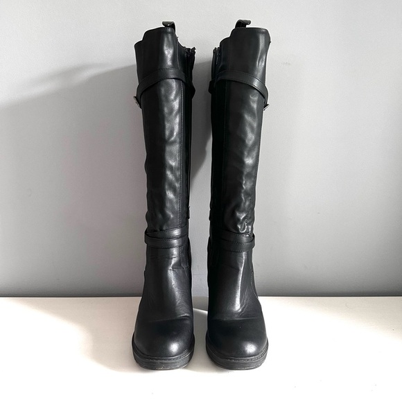 Women's Black Knee-High Boots Size 8.5 - Picture 2 of 10